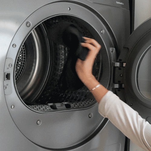 Putting pet cover into washing machine