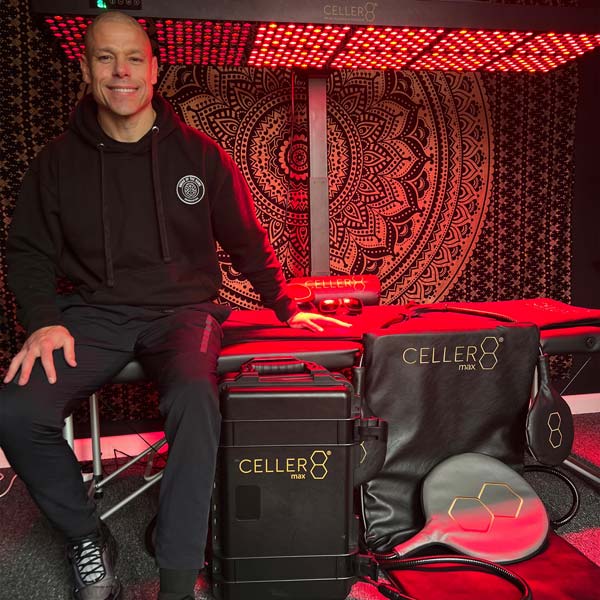 The NorthWest Wellbeing Hub team holding CELLER8