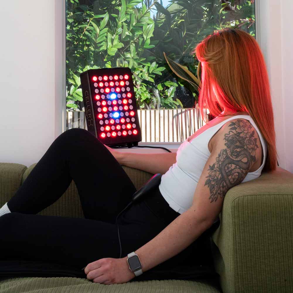 CELLER8 Red Light used in front of window