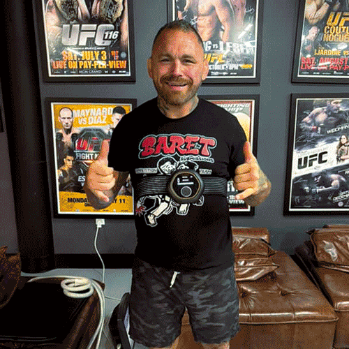 Chris Leben Former UFC Fighter wearing CELLER8