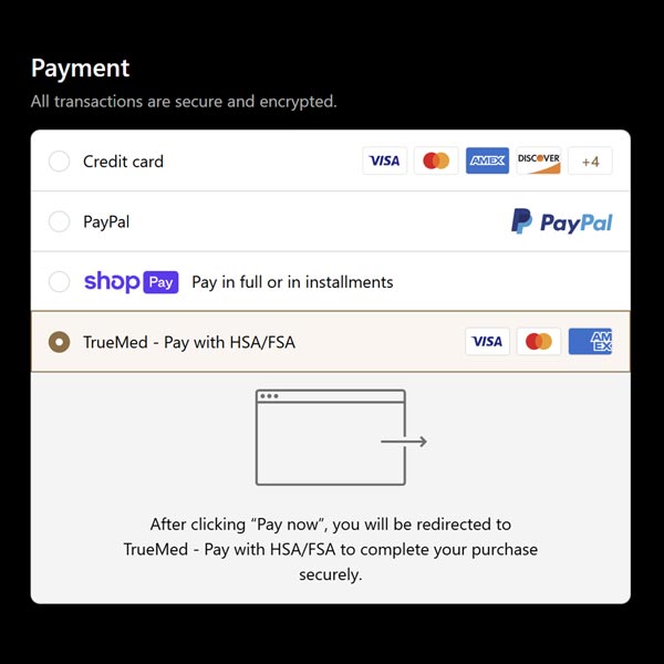Payment options